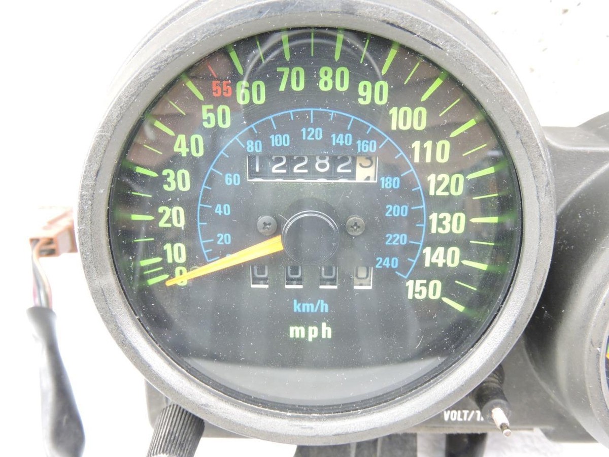 Working Speedometer and Tachometer Vintage Kawasaki 1985 ZX750