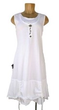 Neon Buddha Stylish Stargazer Cotton Dress in White  SALE