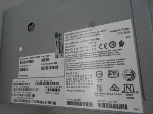 HP IBM LTO7 Ultrium15000 SAS Internal Tape Drive 839697-001 BB873-60005 BB873A - Picture 3 of 6