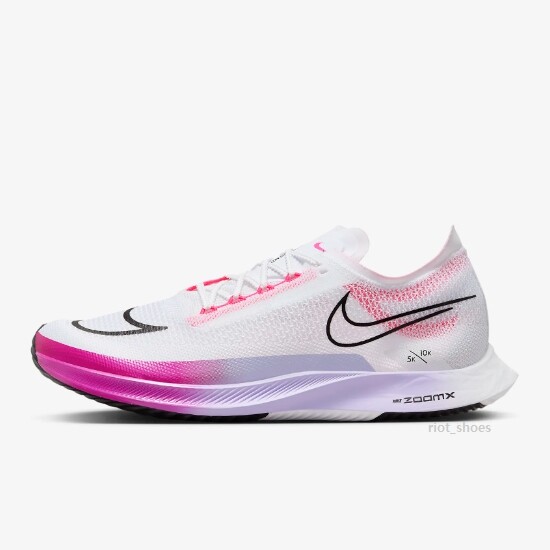 Кроссовки для шоссейных гонок Nike ZoomX Streakfly Белый/фиолетовый (DJ6566-104) Доставлены в кратчайшие сроки
