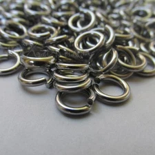 Jump Rings 8mm - 20/50/100 Stainless Steel 14 Gauge Open Jump Rings F8884