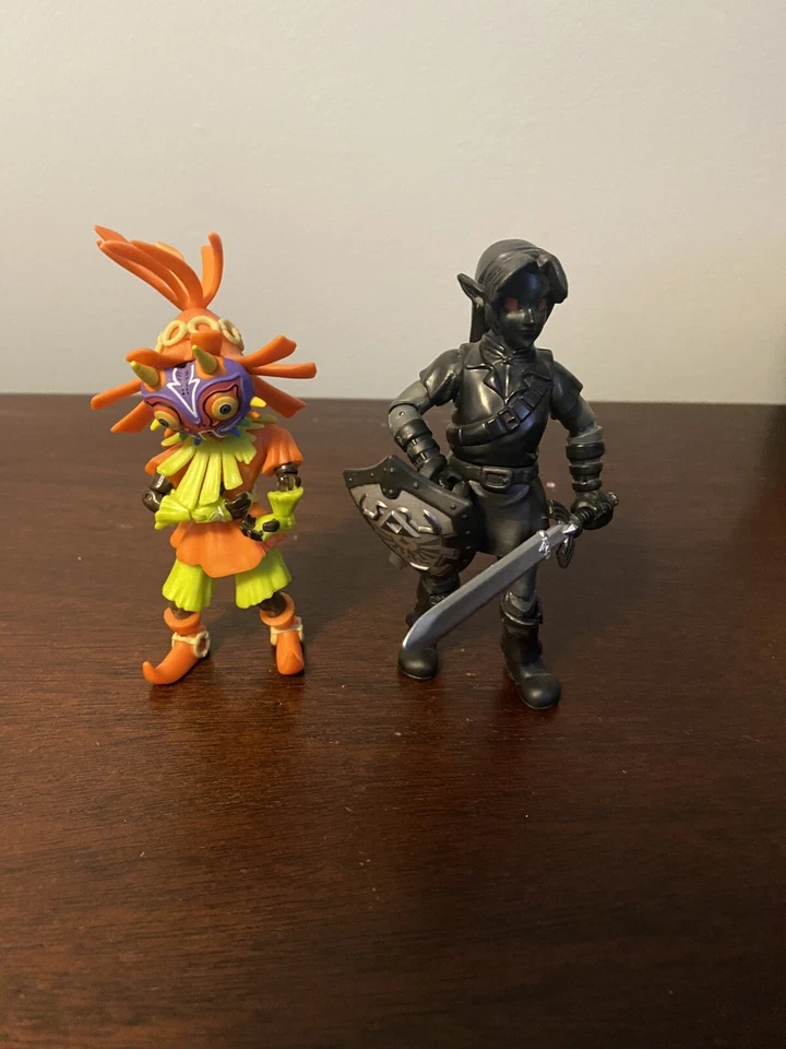 JAKKS Pacific 4” Figure Lot Legend of Zelda Link Ganondorf HTF Rare Nintendo! - Image 2 of 4