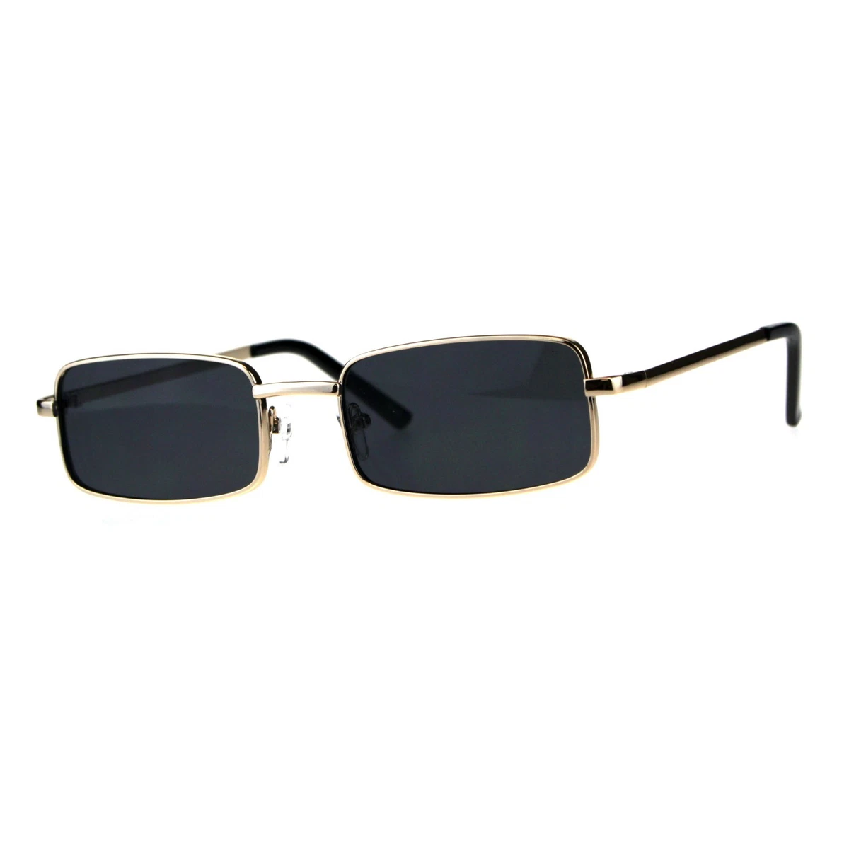 Perfect Rectangular Sunglasses Unisex Fashion Metal Frame UV 400 | eBay