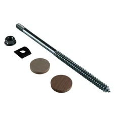UBS 1-ft Zinc Plated Unfinished Newel Post Kit