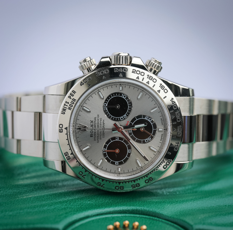 NEW 2025 Rolex Daytona 40mm 126509 White Gold Silver Ghost Dial