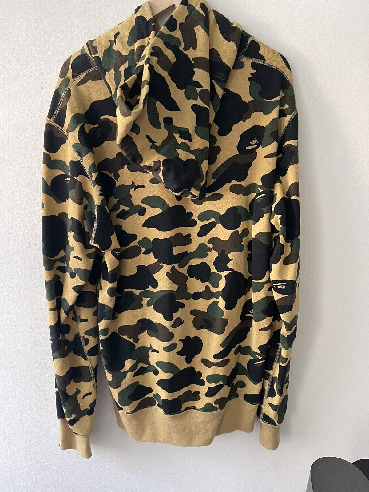 RARE!! BAPE x OVO 1st Camo Pullover Hoodie Yellow A Bathing Ape