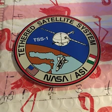 Official NASA TSS-1 Tethered Satellite System Sticker Decal Vintage 3/3/24
