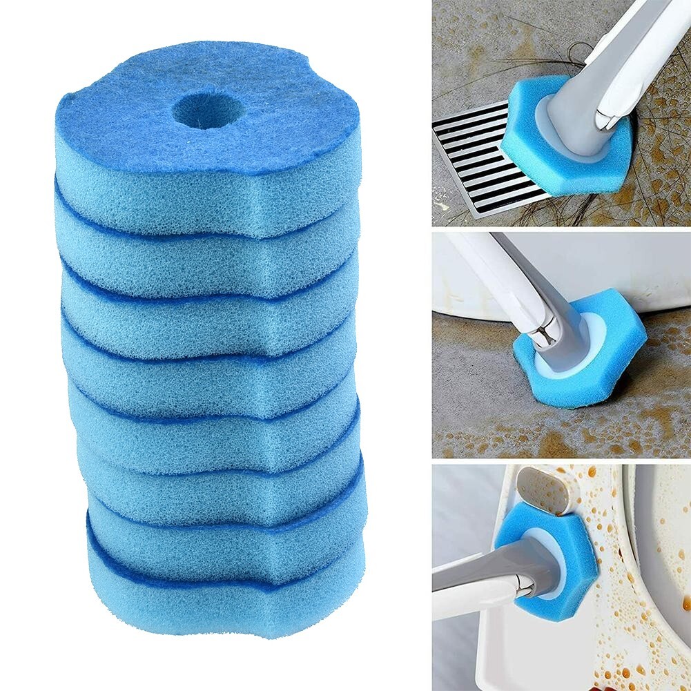 32PCS Bathroom Cleaning Tool Set Single Use Toilet Brush with