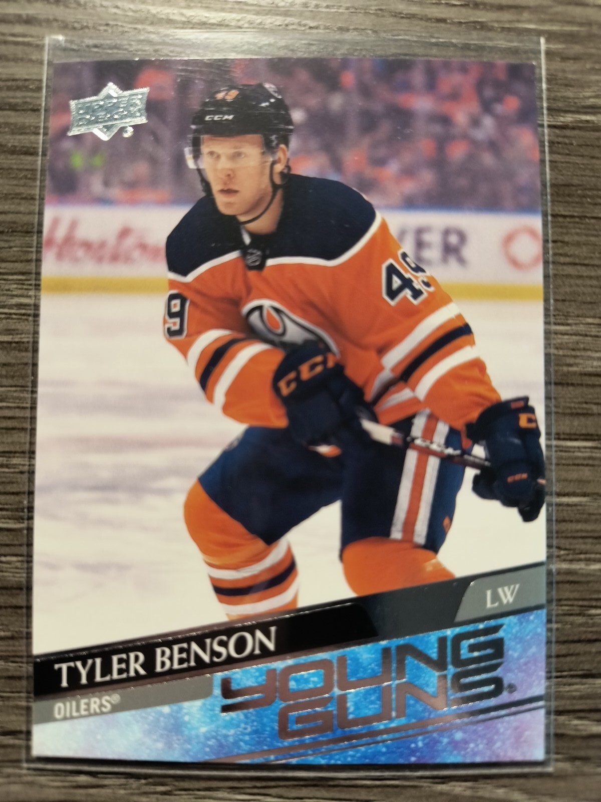 2020-21 Upper Deck Series 1 Tyler Benson Young Guns Rookie #218 Edmonton Oilers