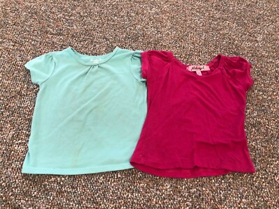 Pink Angel Top & Garanimals Blue Top 2T