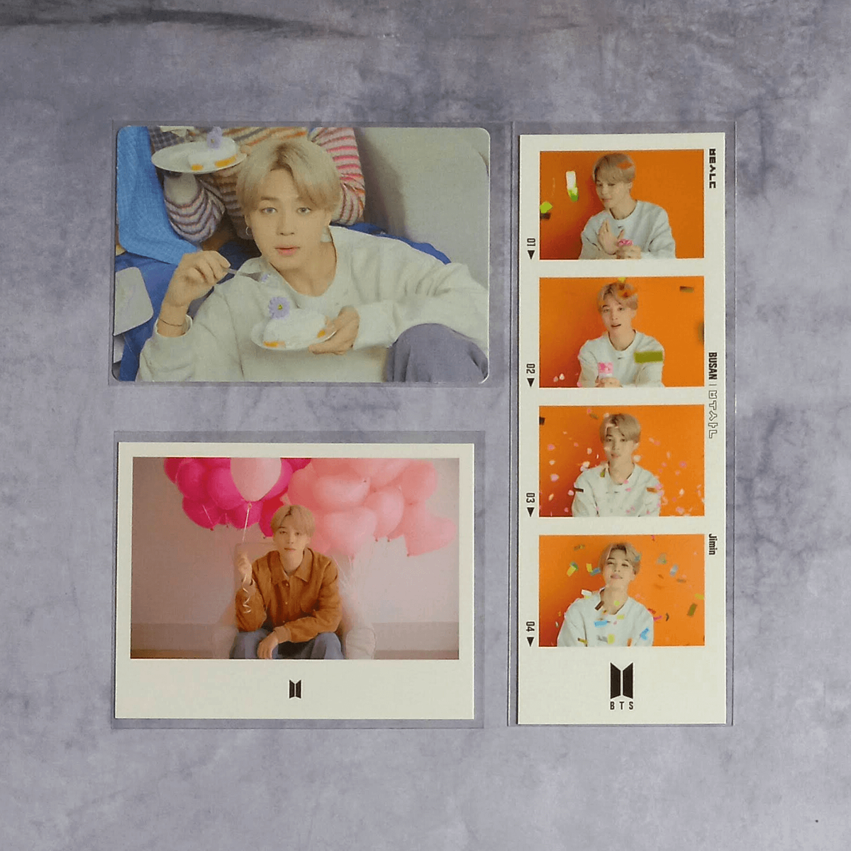 BTS Yet to Come in Busan Mini Photo Card 4-Cut Photo Instant Photo