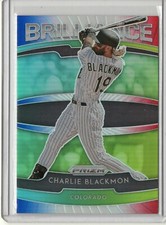 2020 PANINI PRIZM BASEBALL RED WHITE BLUE PRIZM CHARLIE BLACKMON BRILLIANCE ROX