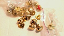 LOT brass knobs qty16 and some hardware Do it yourself