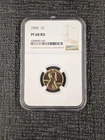 1955 NGC PF68 RD RED PROOF LINCOLN WHEAT PENNY 1C ONE CENT WHITE LABEL