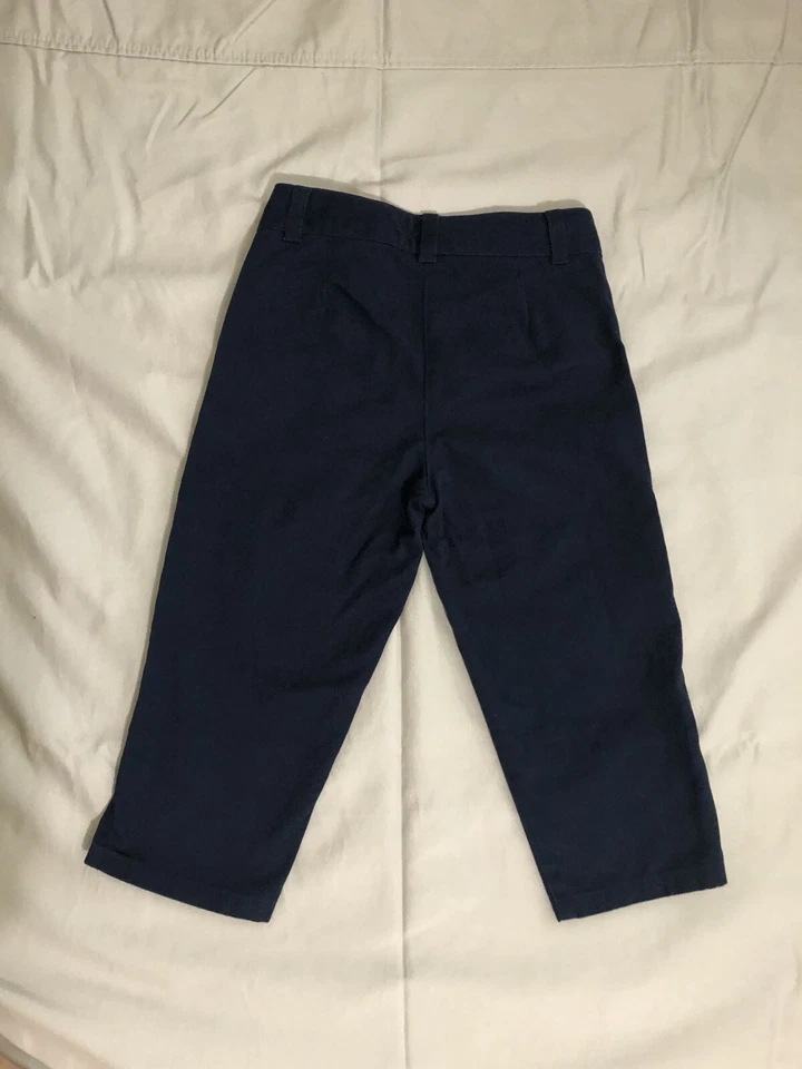 George Navy Capris Pants Girls Size 5 - Image 3 of 4