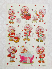 Strawberry Shortcake Stickers Vintage Scratch N Sniff American Greetings