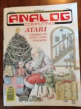 Analog Computing December 1984, No. 25 Special Holiday Atari Magazine Rare