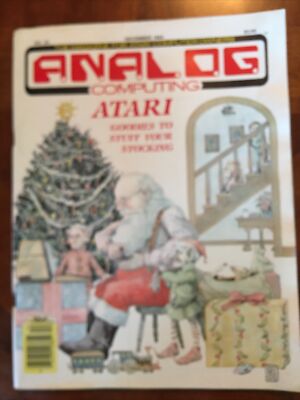 Analog Computing (December 1984, No. 25) Special Holiday Atari Magazine! Rare!