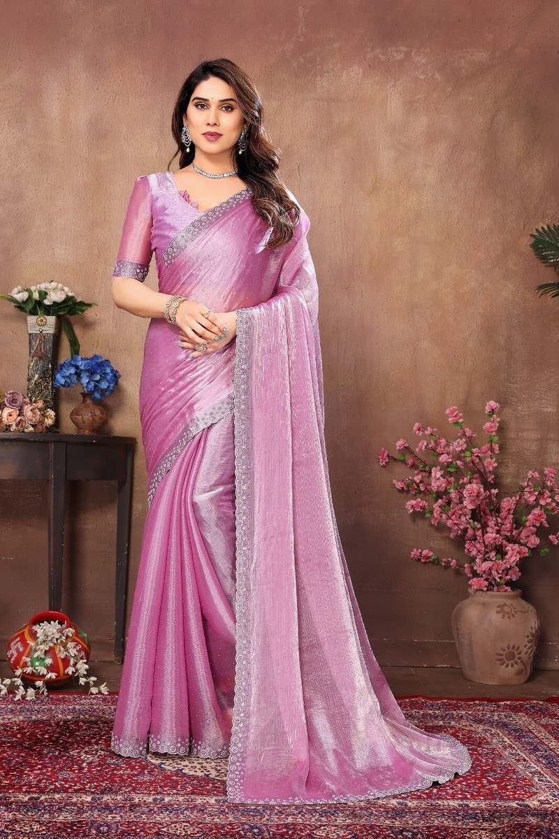 Printed Saree Club Factory Party Wear Sarees Women's Party