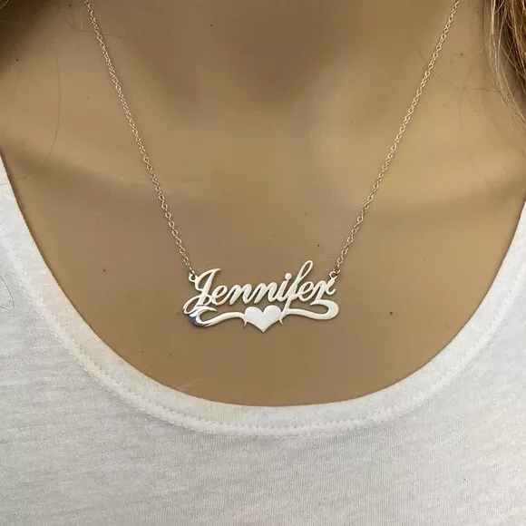 Name sales plate pendant