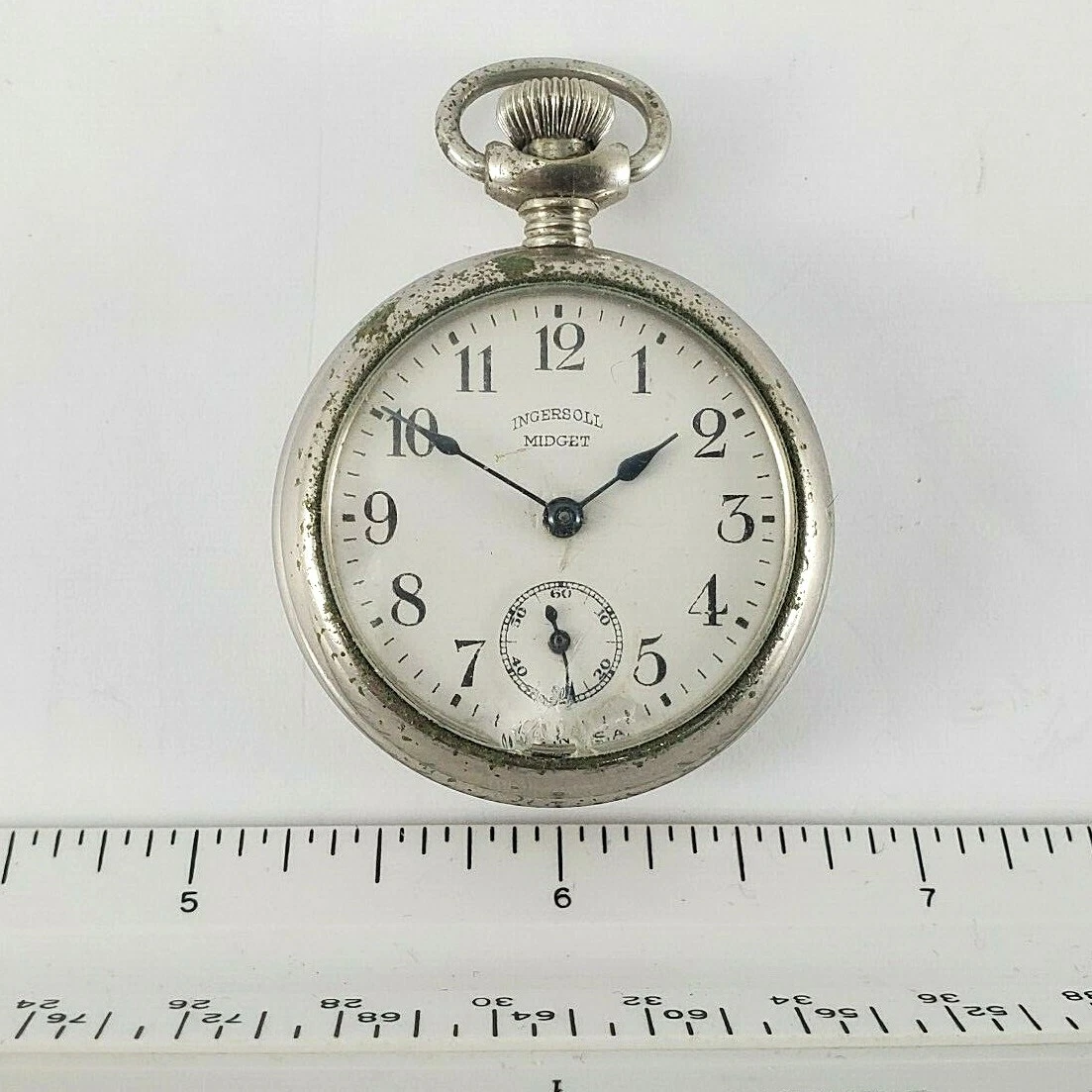 Antique Pocket Watch Restoration Ingersoll Midget 1900s No Operable