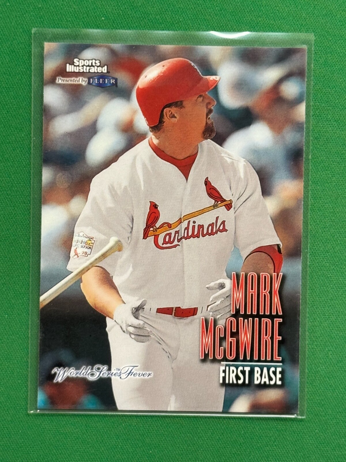 1998 Fleer Sports Illustrated Mark McGwire #80 World Series Fever