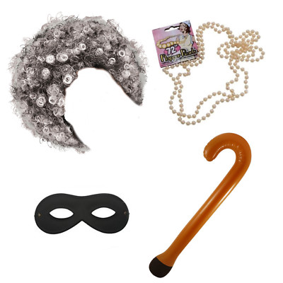 Kids Gangsta Granny Costume Girls Old Lady Grandma 100 Days School Fancy Dress E - Foto 5