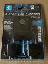 EZ Collection Intelligent Charging System 2 Port USB Charger Version A4FD-B NEW