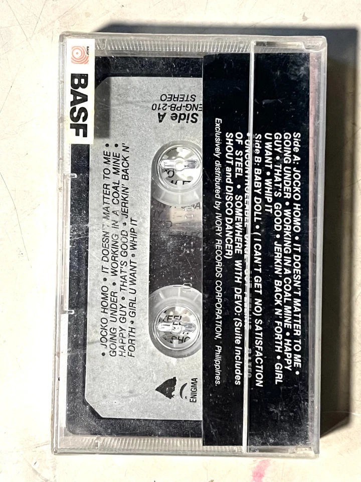DEVO Now It Can Be Told At the Palace BNEW PHILIPPINES Paper Label Cassette - Image 2 of 2