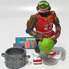 Vtg TMNT SLAM DUNKIN' DON figure original 1991 100% COMPLETE basketball dunk 23