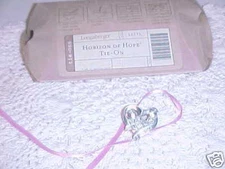Longaberger 2003 HOH Horizon of Hope Tie On