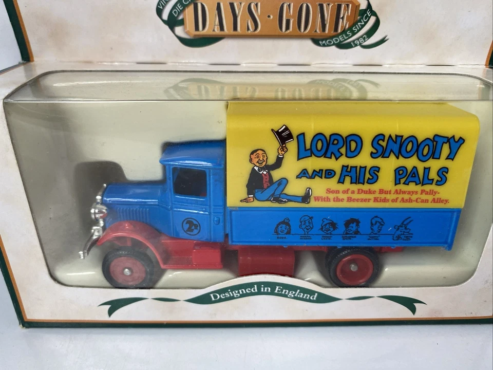 Caminhão traseiro de lona Lledo Days Gone Lord Snooty modelo na caixa 2003 modelo vintage - Imagem 2 de 4