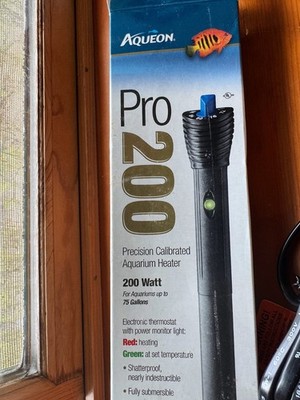 AQUEON PRO 200 PRECISION CALIBRATED ADJUSTABLE AQUARIUM HEATER 200watt