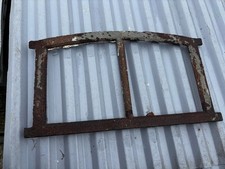 Antikes Gusseisenfenster Giebelfenster Eisen 50 x 30 cm