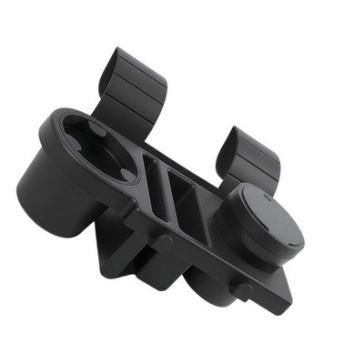 Black ABS Car Cup Holder Expander for Vehicle For Drinks and Small Gear