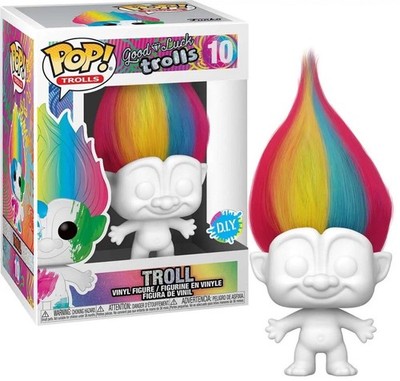 Funko Pop Trolls 10 Good Luck Trolls 47931 D.I.Y. Rainbow Troll