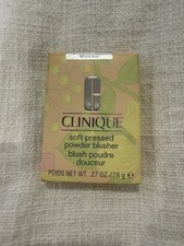 Clinique Soft-Pressed Powder Blusher 04 Pink Blush 0.27 oz New Clover