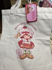 The World Of Strawberry Shortcake Canvas Tote Bag 15 x 13 NEW WITH TAGS