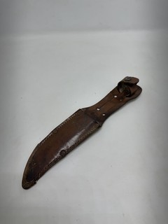 Alte PUMA Messerscheide für PUMA Messer | Jagdmesser | Leder