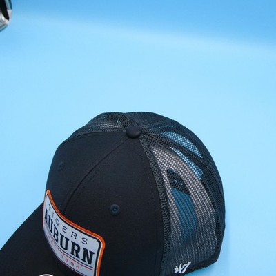 \'47 Trucker Hat Womens One Size Auburn Tigers Navy Blue Mesh Snapback Polyester 47 Auburn Tigers Trucker Mesh Burgess Snapback Navy Blue Hat  main image 4
