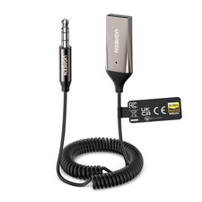 UGREEN Aux to Bluetooth 6.0 Car Adapter with LDAC, 3.5mm Adapter...