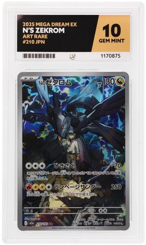 N's Zekrom 210/193 Standard Mega Dream EX Pokemon Japanese Ace 10 Gem Mint