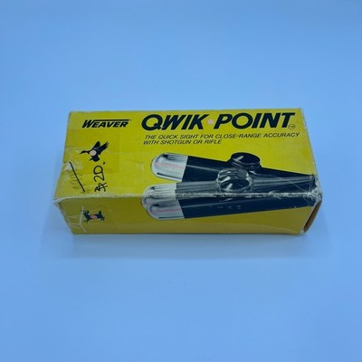 Weaver Qwik Point R-22 Vintage Occulated Red Dot Rifle Sight with Box