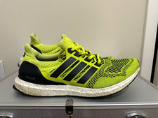 Imagen de adidas UltraBoost 1.0 Solar Yellow/Core Black Lace Up Low Top Mens US 11.5