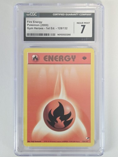 Fire Energy (1st Edition) graded CGC 7 for sale on eBay
