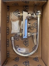 T&S Brass B-1141 Workboard Faucet 4-inch Chrome Deck Mount