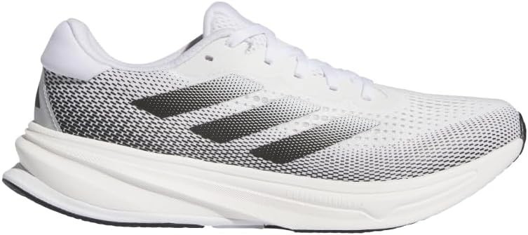 Adidas Men's Size 12, Supernova Rise Running Shoes, White/Black, JI2865