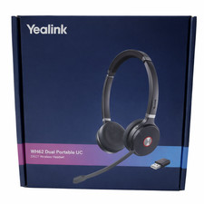 Yealink WH62 Portable Headset 1208644 w/ Dongle and Case