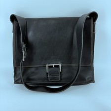 Borsa a tracolla Esprit Messenger vintage in pelle tracolla regolabile nera