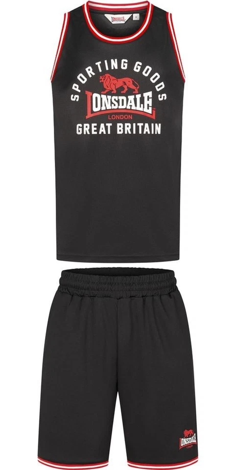 Lonsdale Pewsey Singlet & Shorts Set Normale Passform - Bild 1 von 1